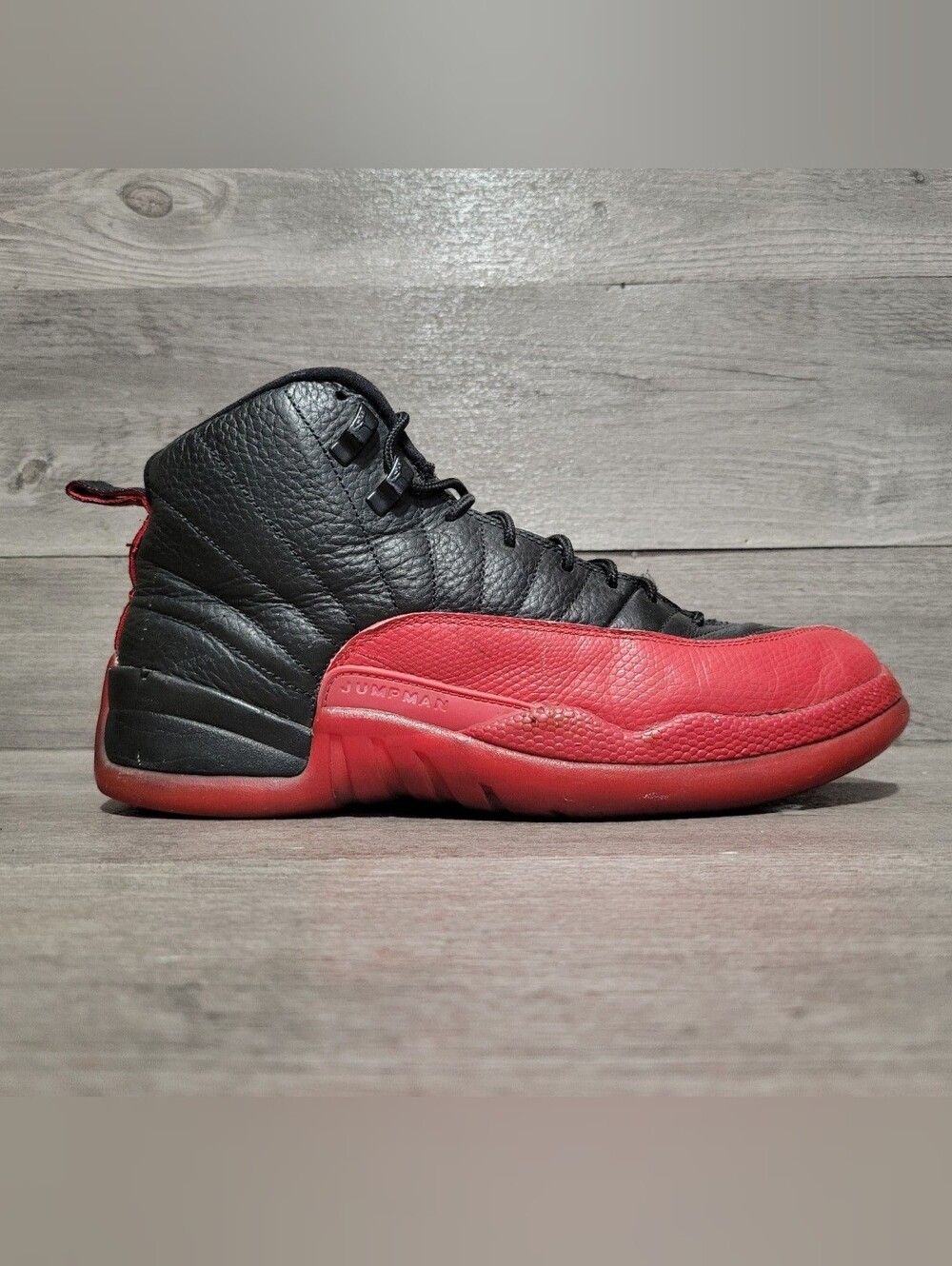 Air Jordan 12 Retro 2016 Flu Game Mens Size 10 Breds 130690-002